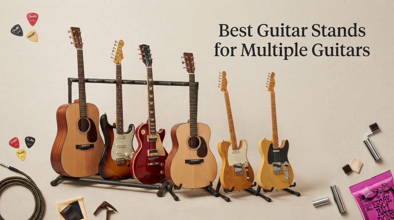 Best Guitar Stands for Multiple Guitars