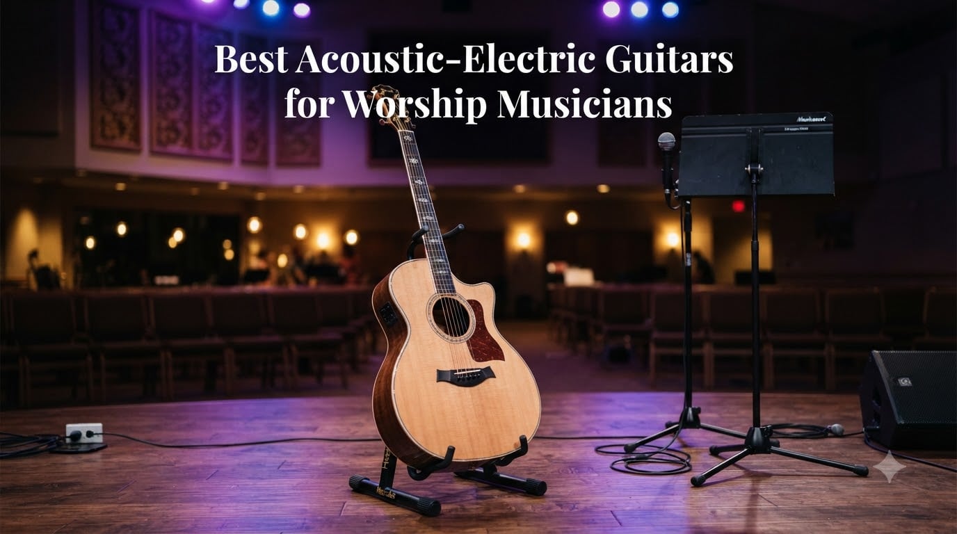 Best Acoustic-Electric Guitars for Worship Musicians