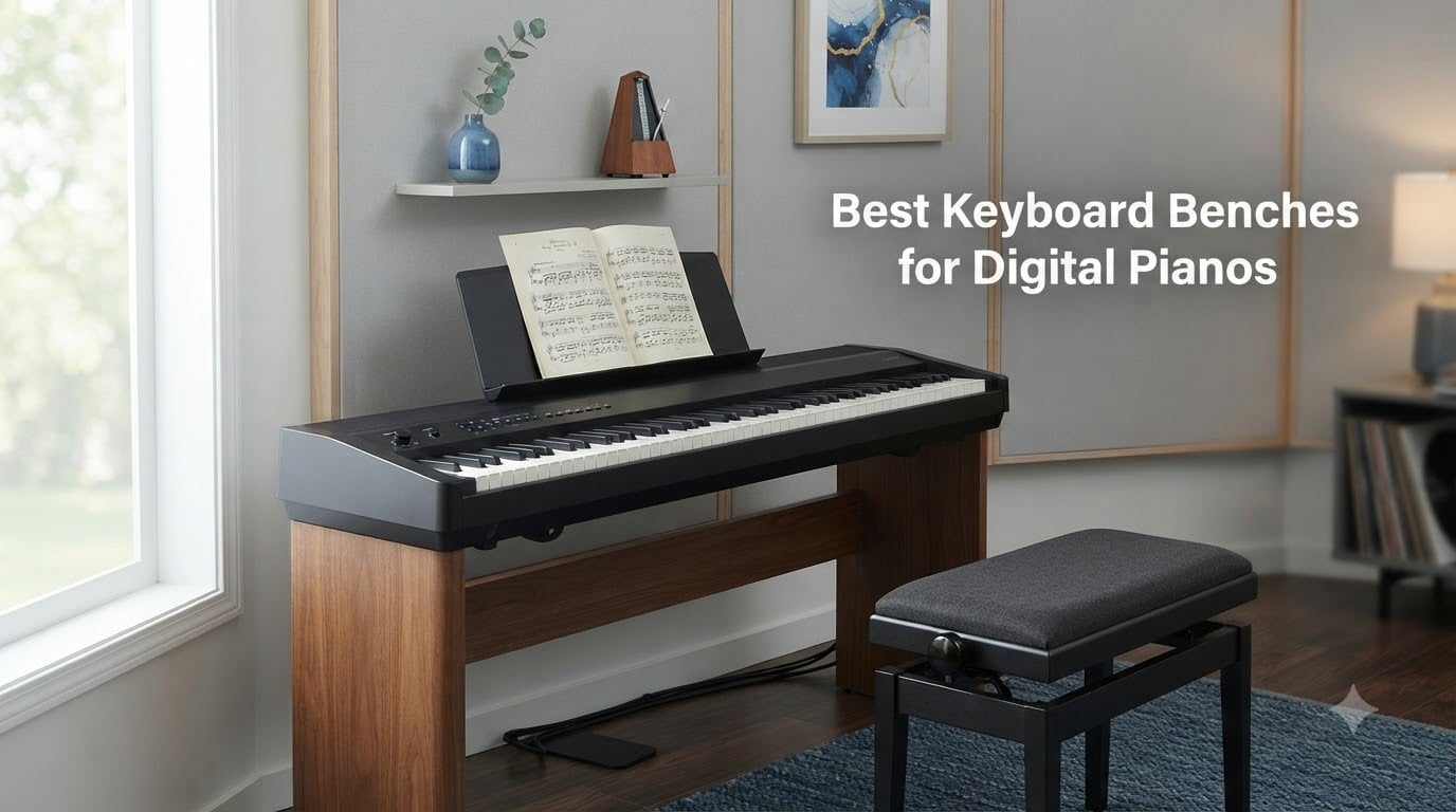 Best Keyboard Benches for Digital Pianos