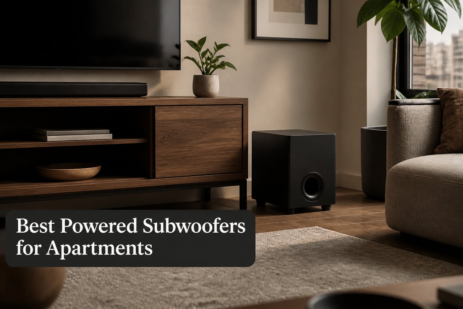 Best Powered Subwoofers for Apartments