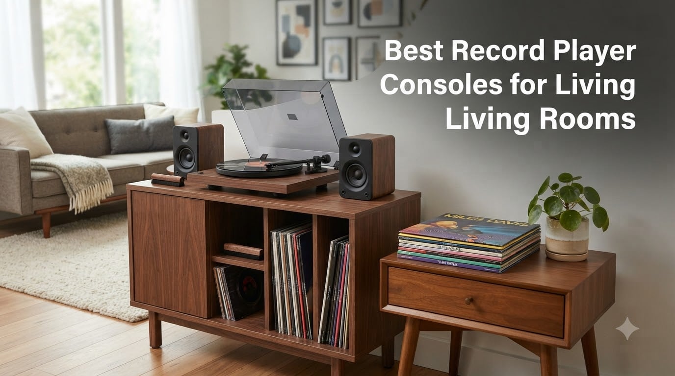 Best Record Player Consoles for Living Rooms