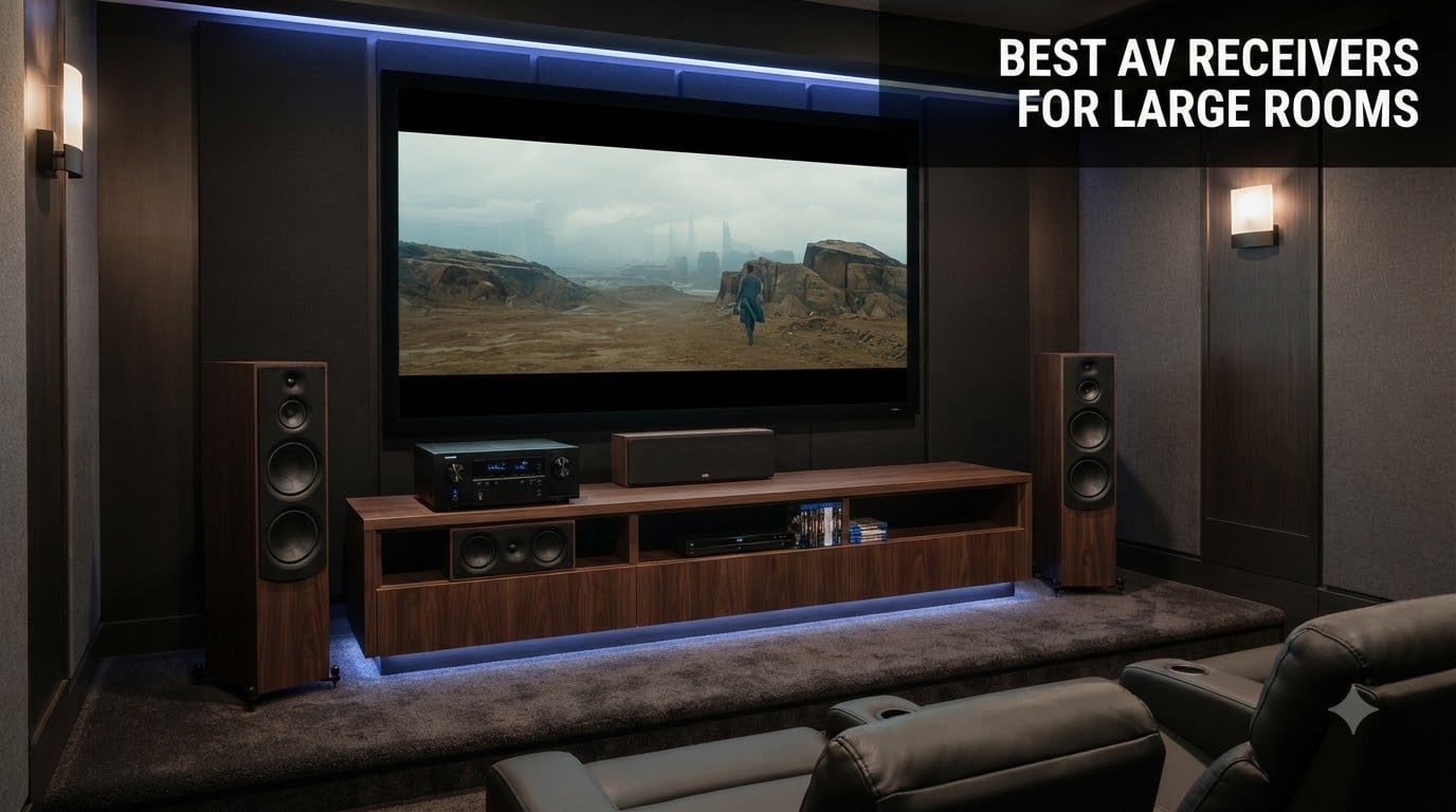 Best AV Receivers for Large Rooms
