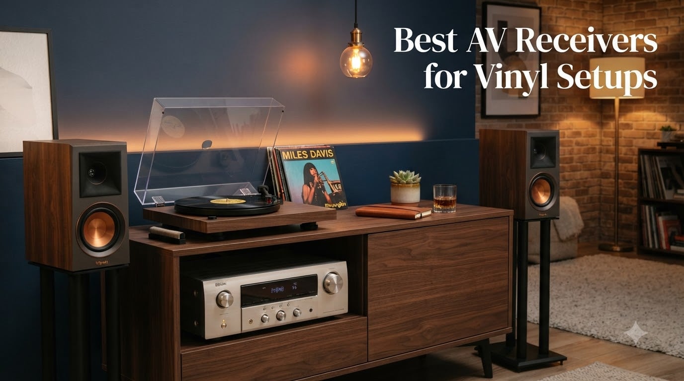 Best AV Receivers for Vinyl Setups