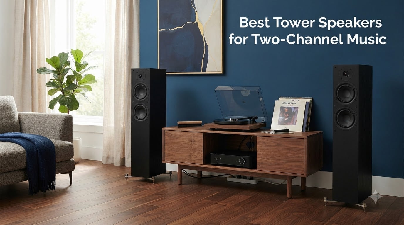 Best Tower Speakers for Two-Channel Music