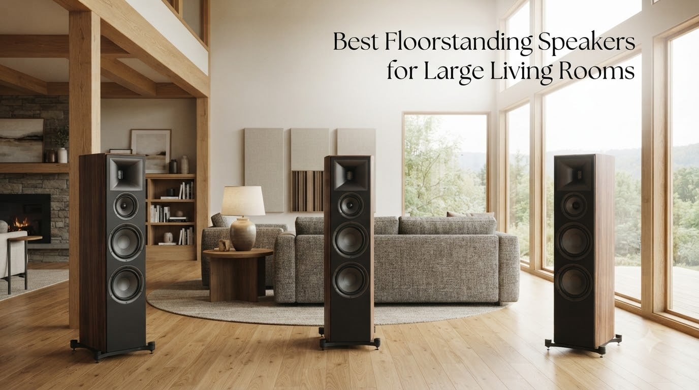 Best Floorstanding Speakers for Large Living Rooms