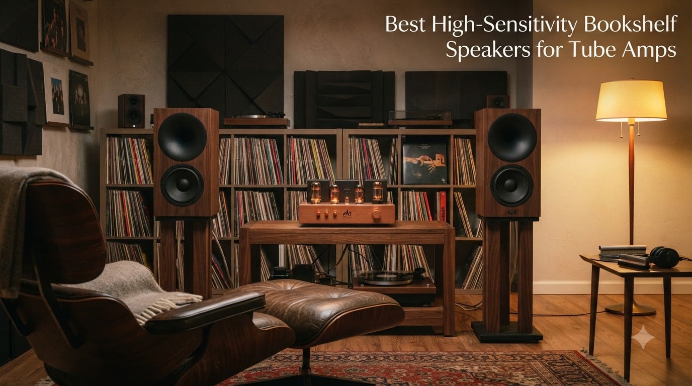 Best High-Sensitivity Bookshelf Speakers for Tube Amps