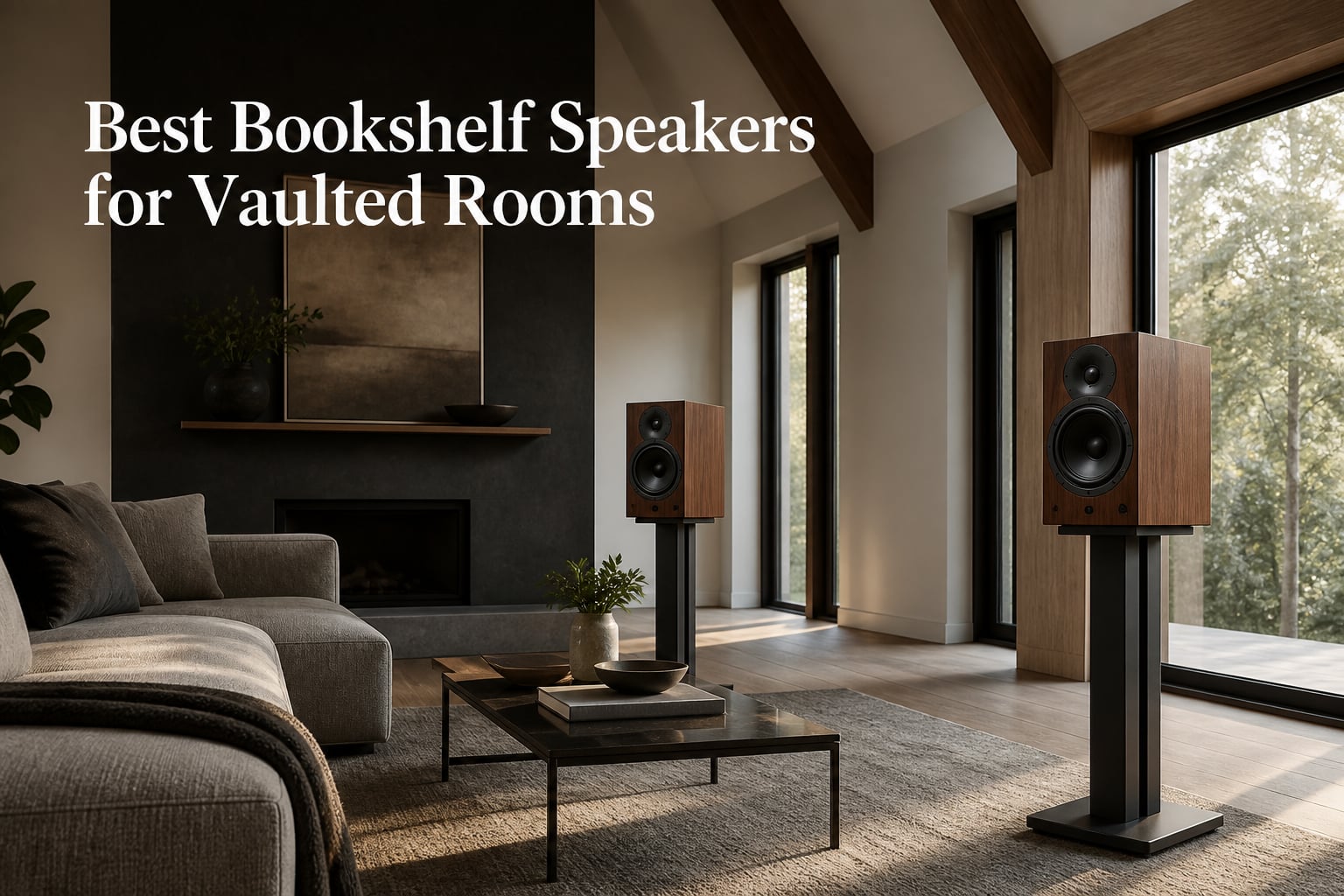 Best Bookshelf Speakers for Vaulted Rooms
