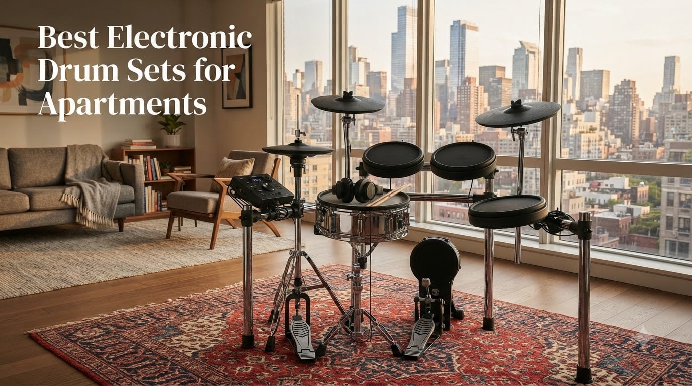 Best Electronic Drum Sets for Apartments