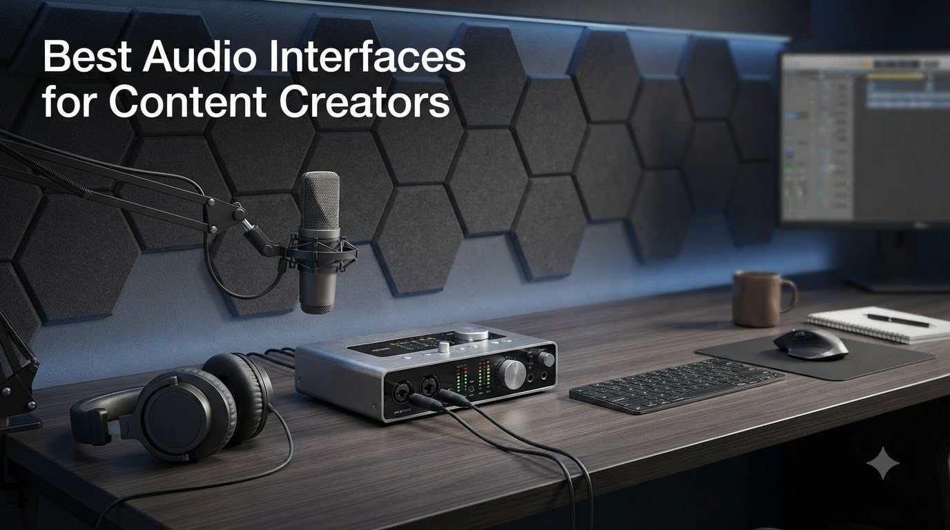 Best Audio Interfaces for Content Creators