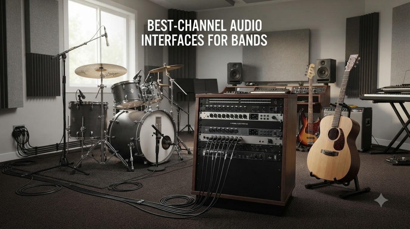 Best 8-Channel Audio Interfaces for Bands