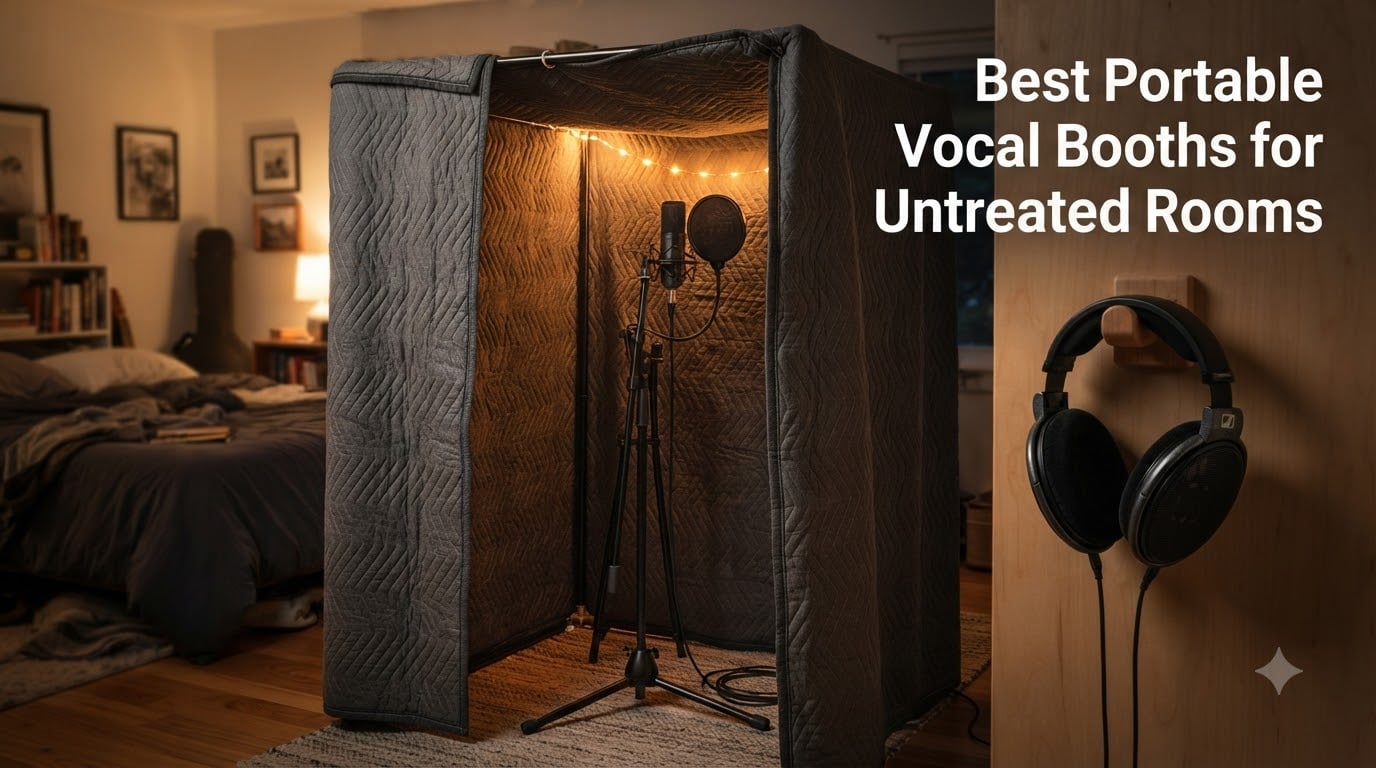 Best Portable Vocal Booths for Untreated Rooms