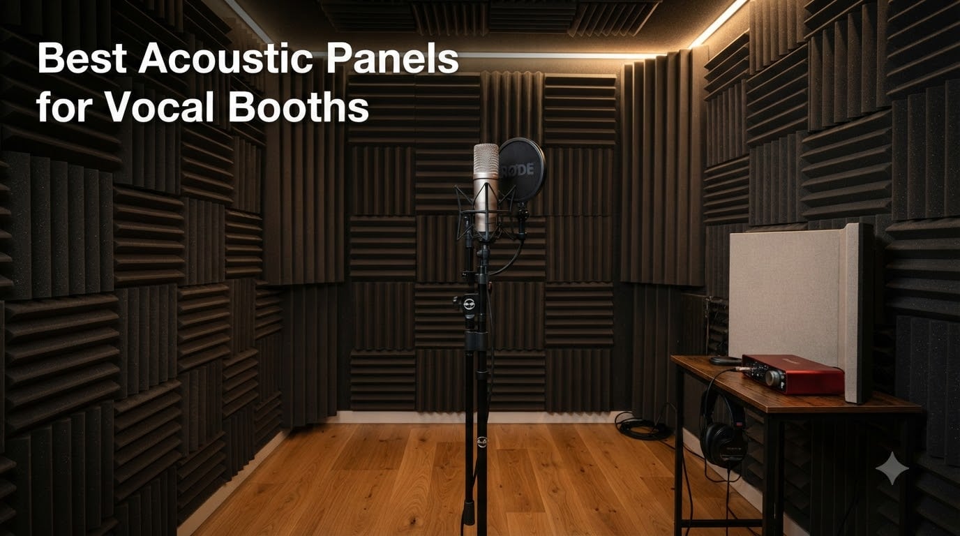 Best Acoustic Panels for Vocal Booths
