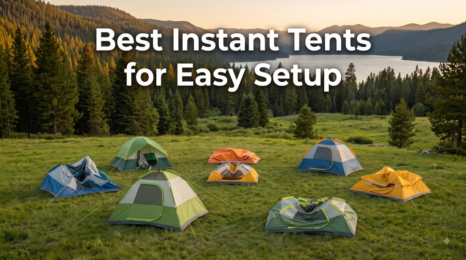 Best Instant Tents for Easy Setup