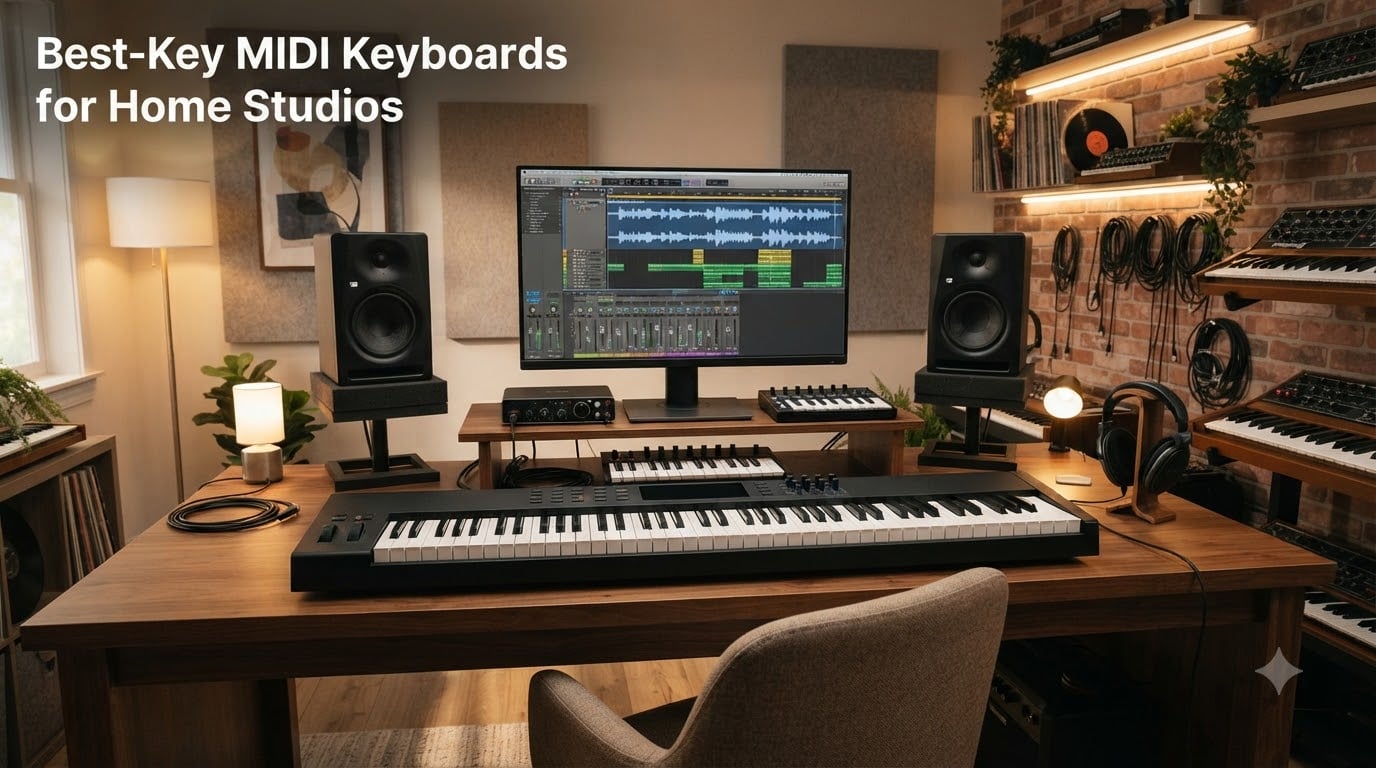 Best 88-Key MIDI Keyboards for Home Studios