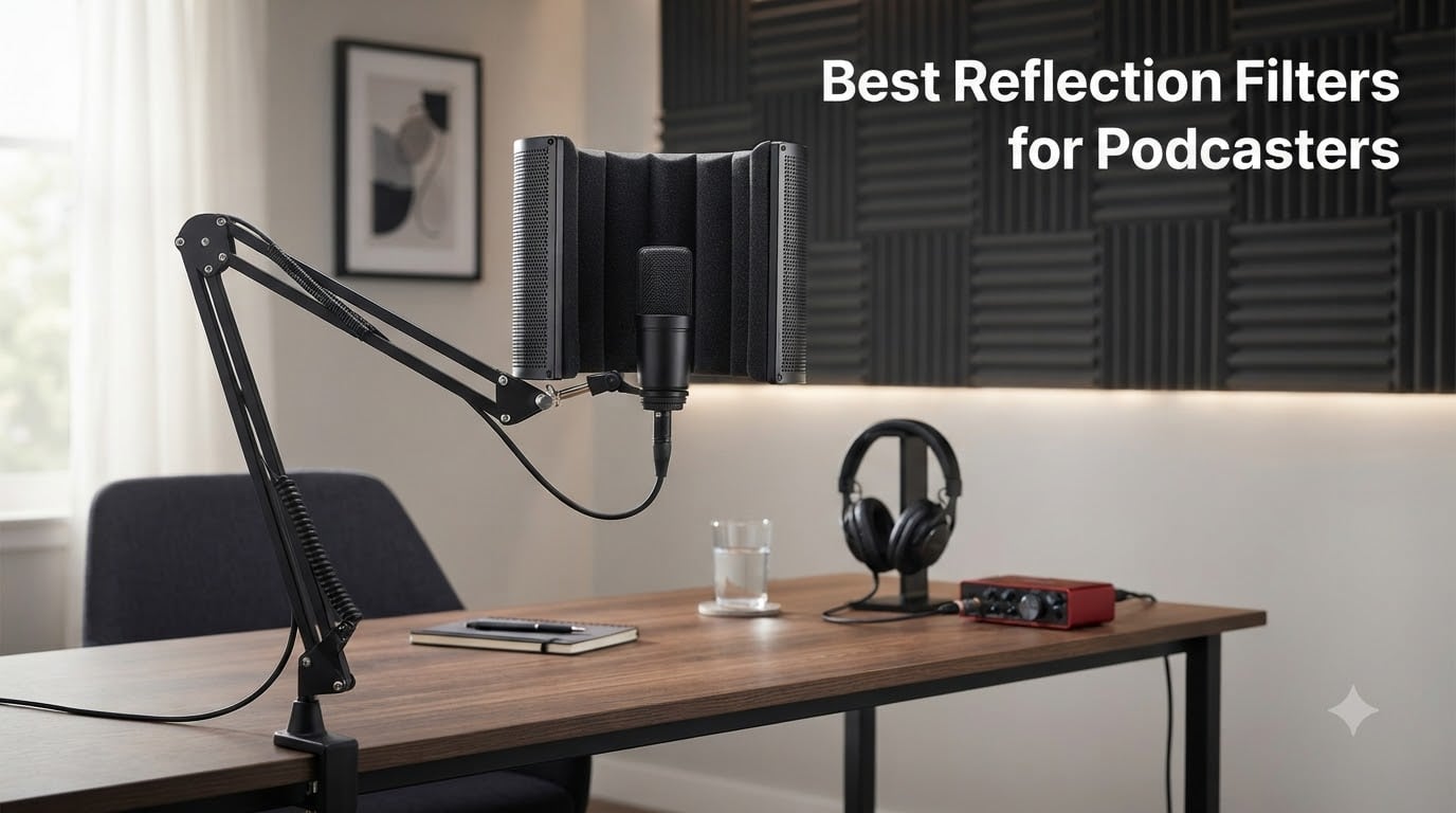 Best Reflection Filters for Podcasters