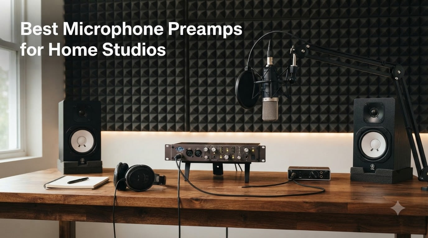 Best Microphone Preamps for Home Studios