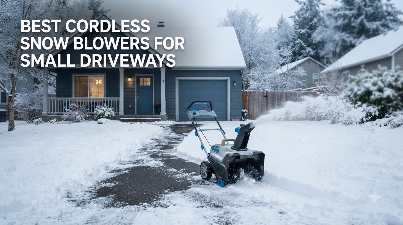 Best Cordless Snow Blowers for Small Driveways