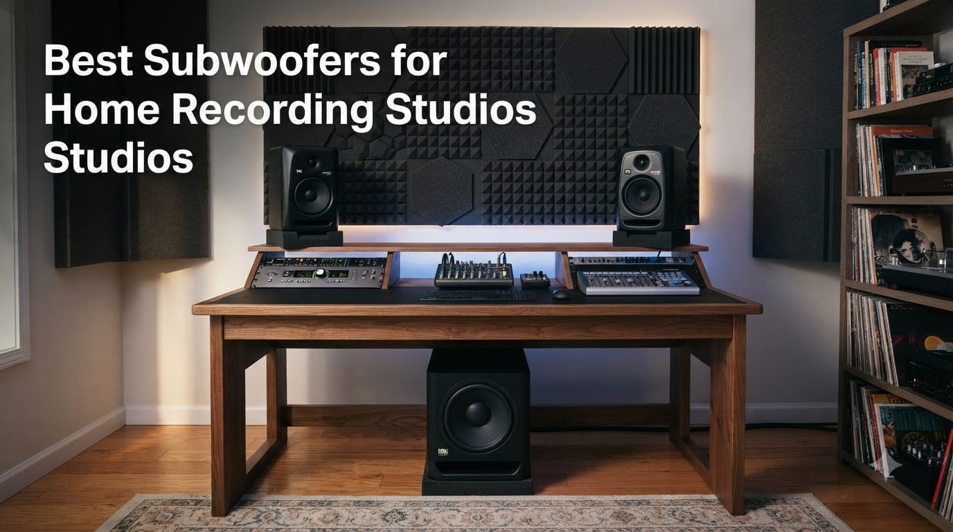 Best Subwoofers for Home Recording Studios