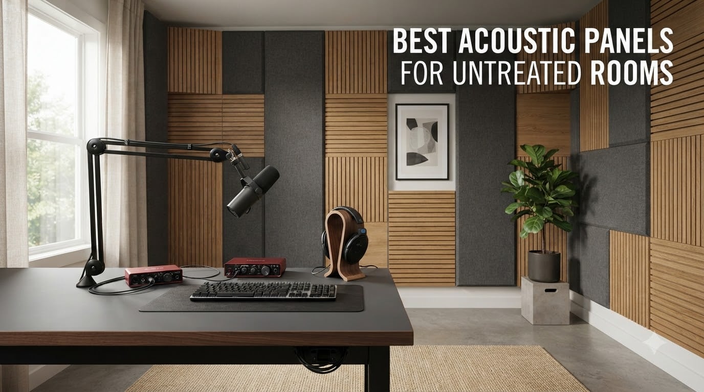 Best Acoustic Panels for Untreated Rooms