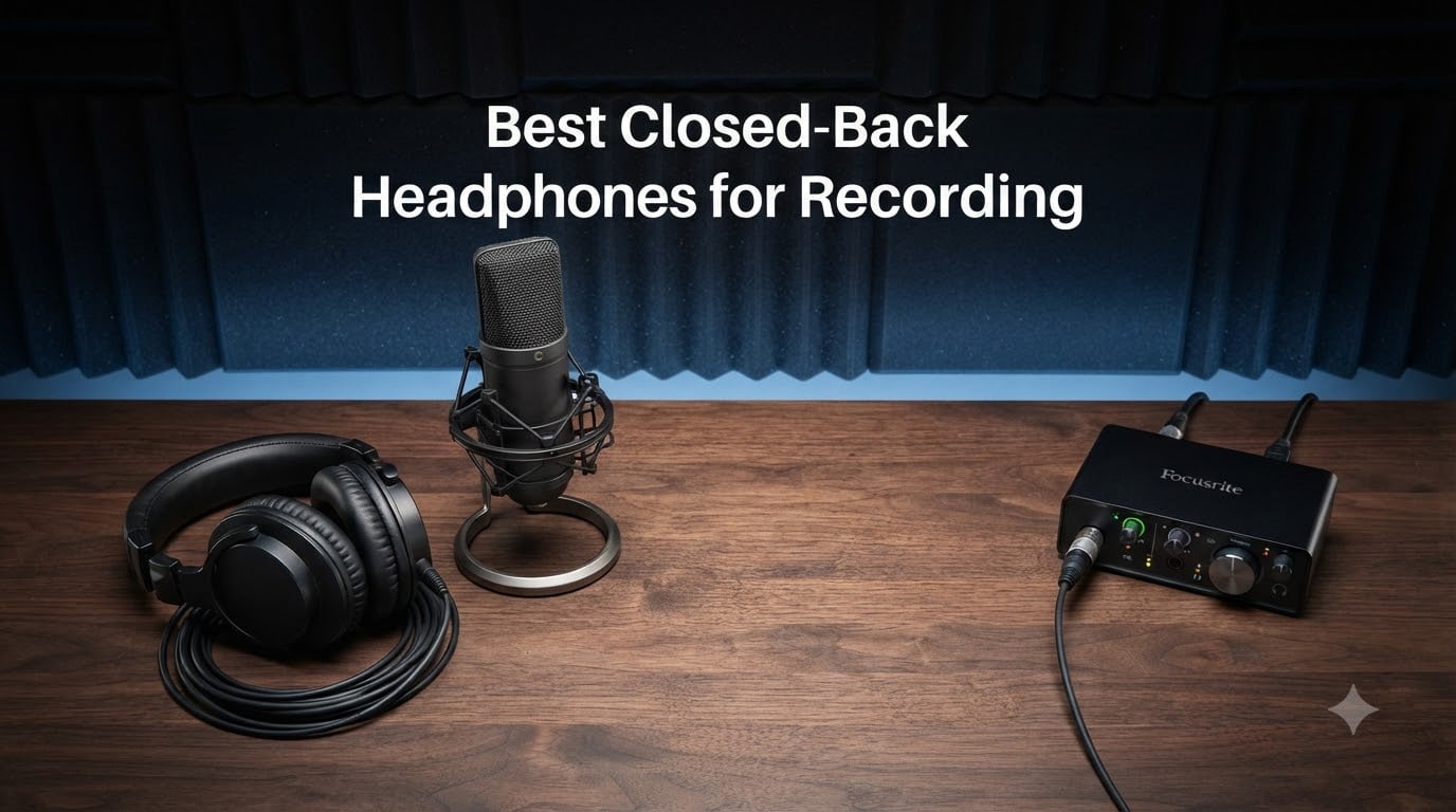 Best Closed-Back Headphones for Recording