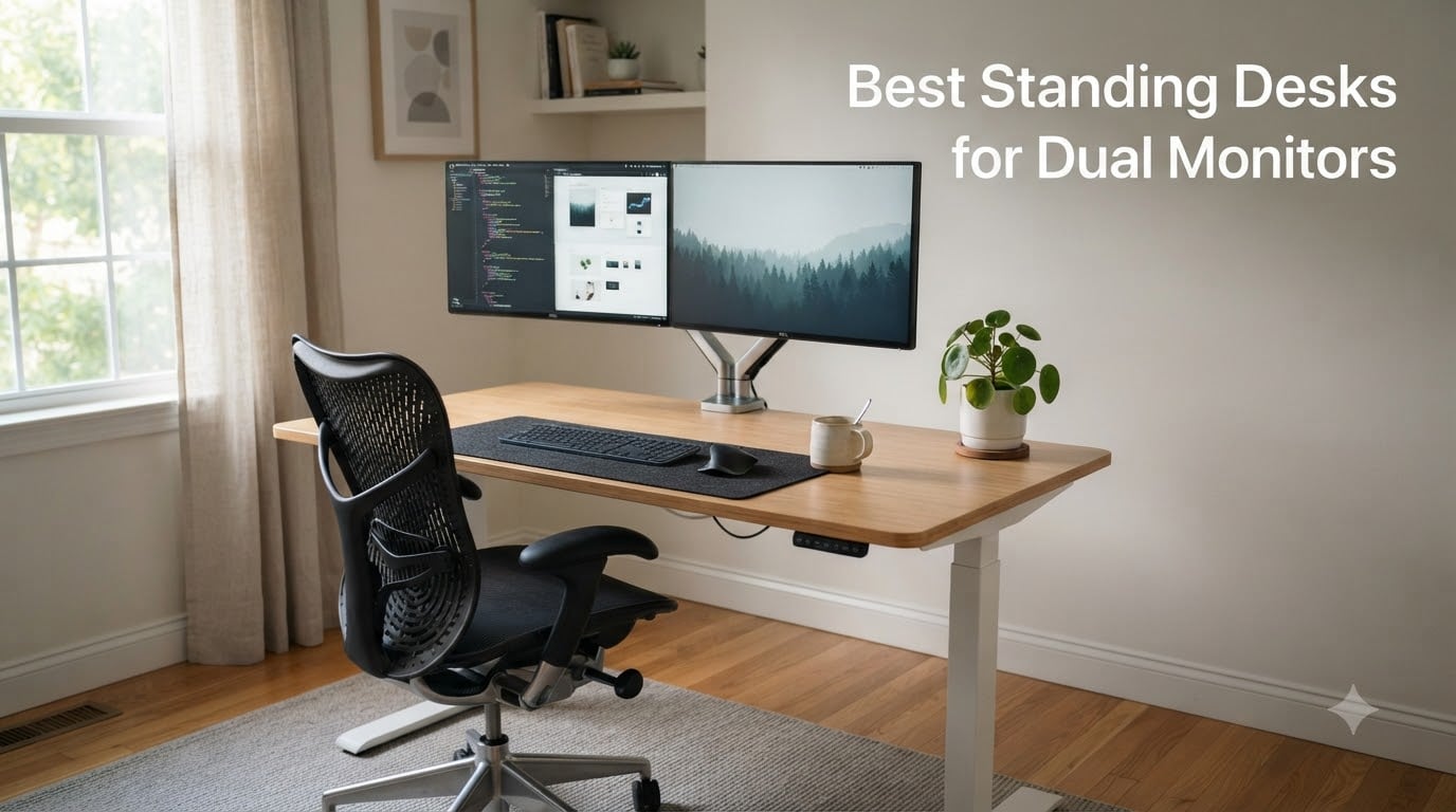 Best Standing Desks for Dual Monitors