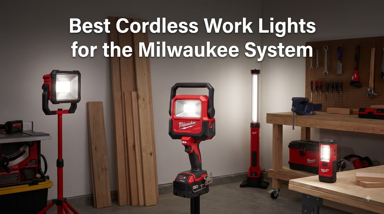 Best Cordless Work Lights for the Milwaukee System