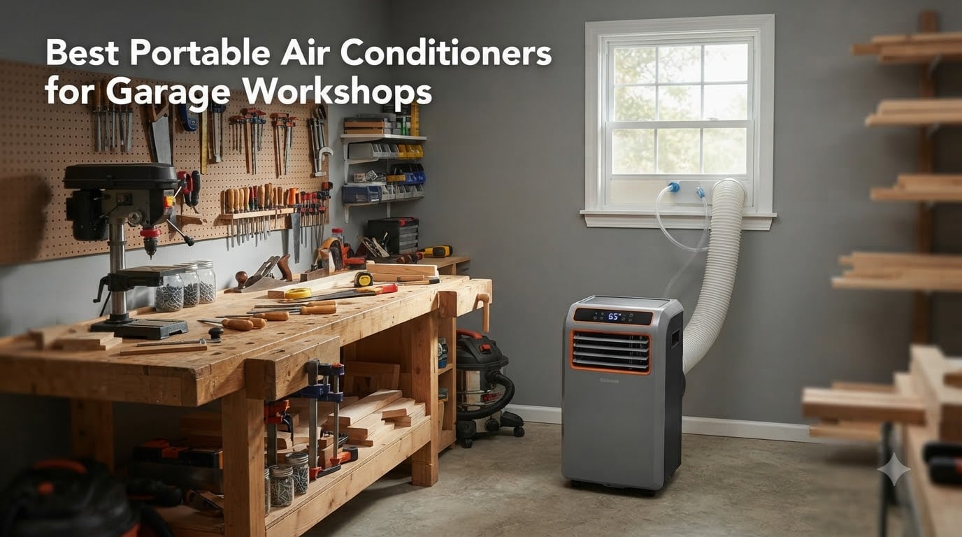 Best Portable Air Conditioners for Garage Workshops