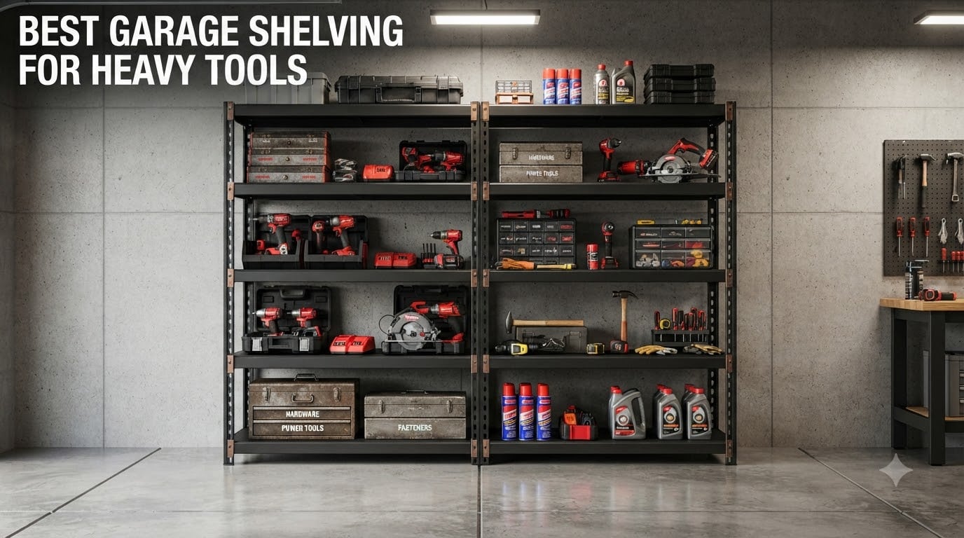 Best Garage Shelving for Heavy Tools