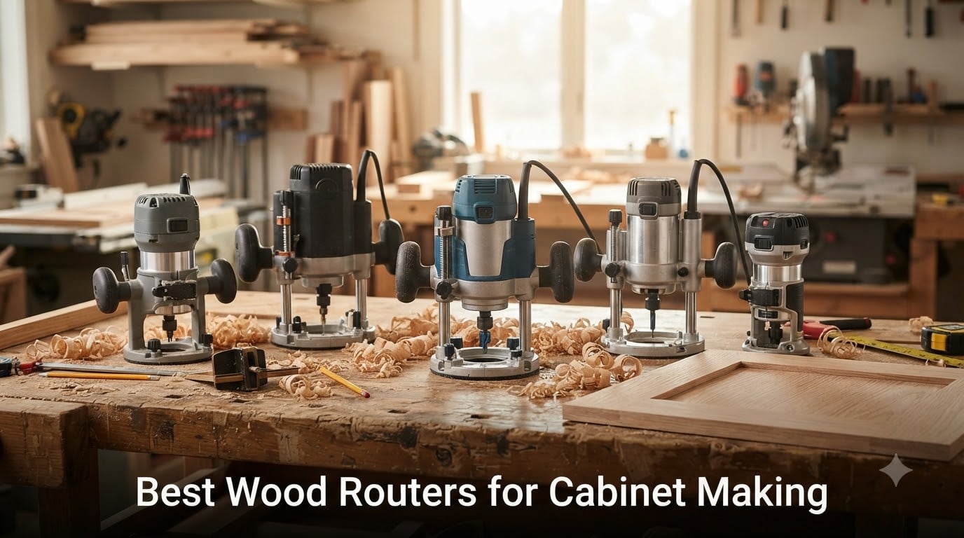 Best Wood Routers for Cabinet Making