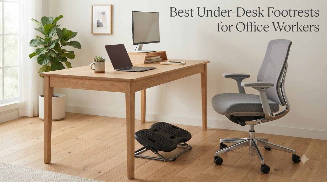 Best Under-Desk Footrests for Office Workers