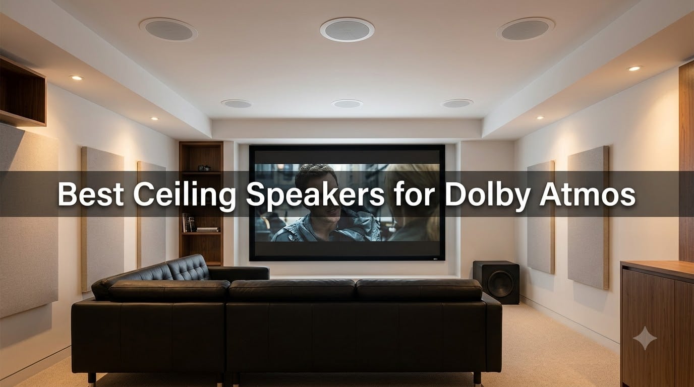 Best Ceiling Speakers for Dolby Atmos