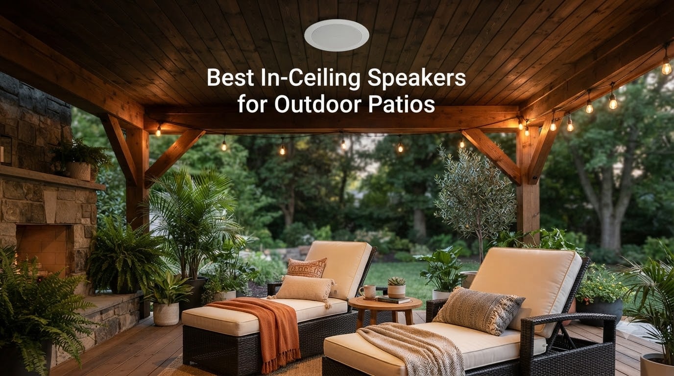 Best In-Ceiling Speakers for Outdoor Patios