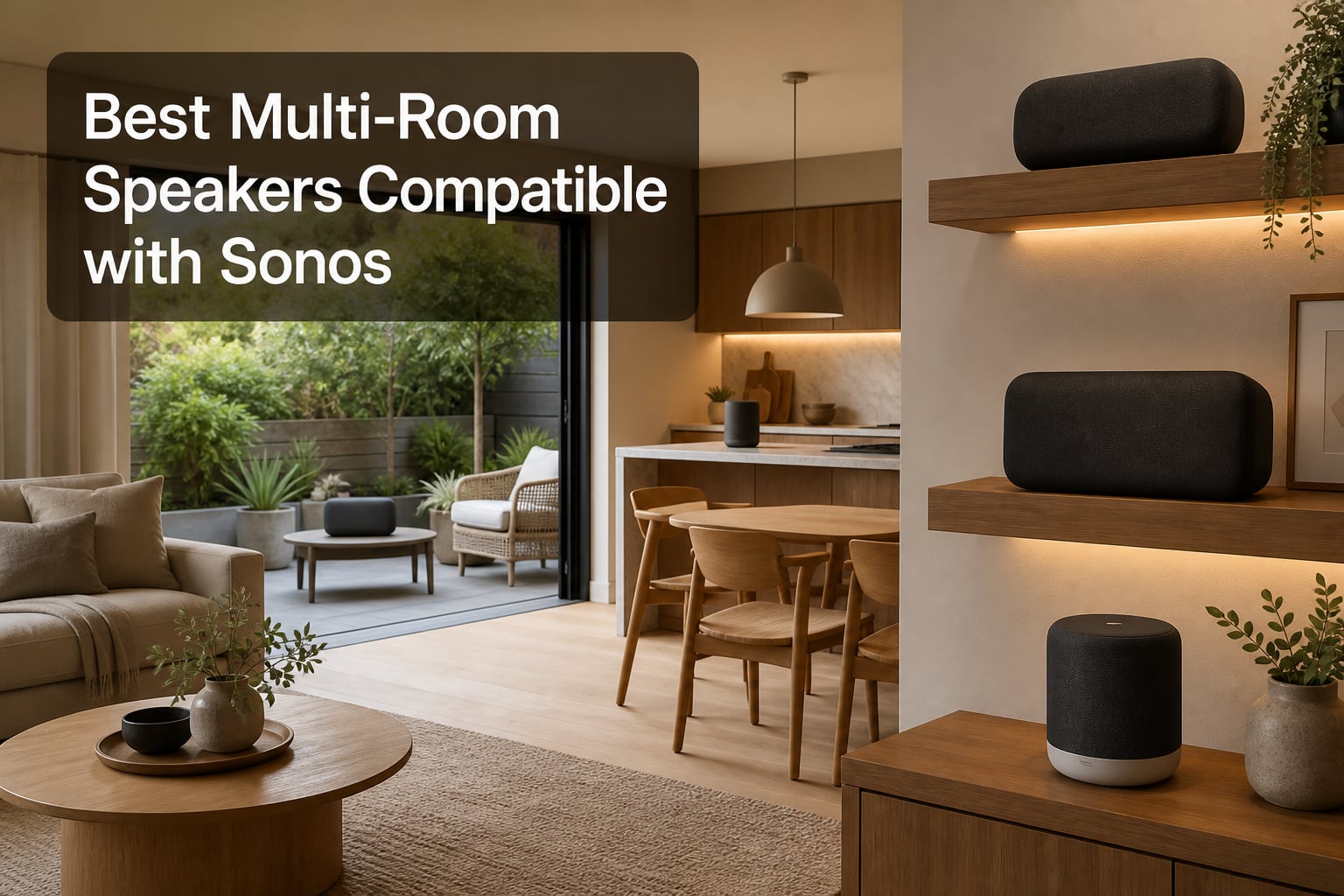 Best Multi-Room Speakers Compatible with Sonos