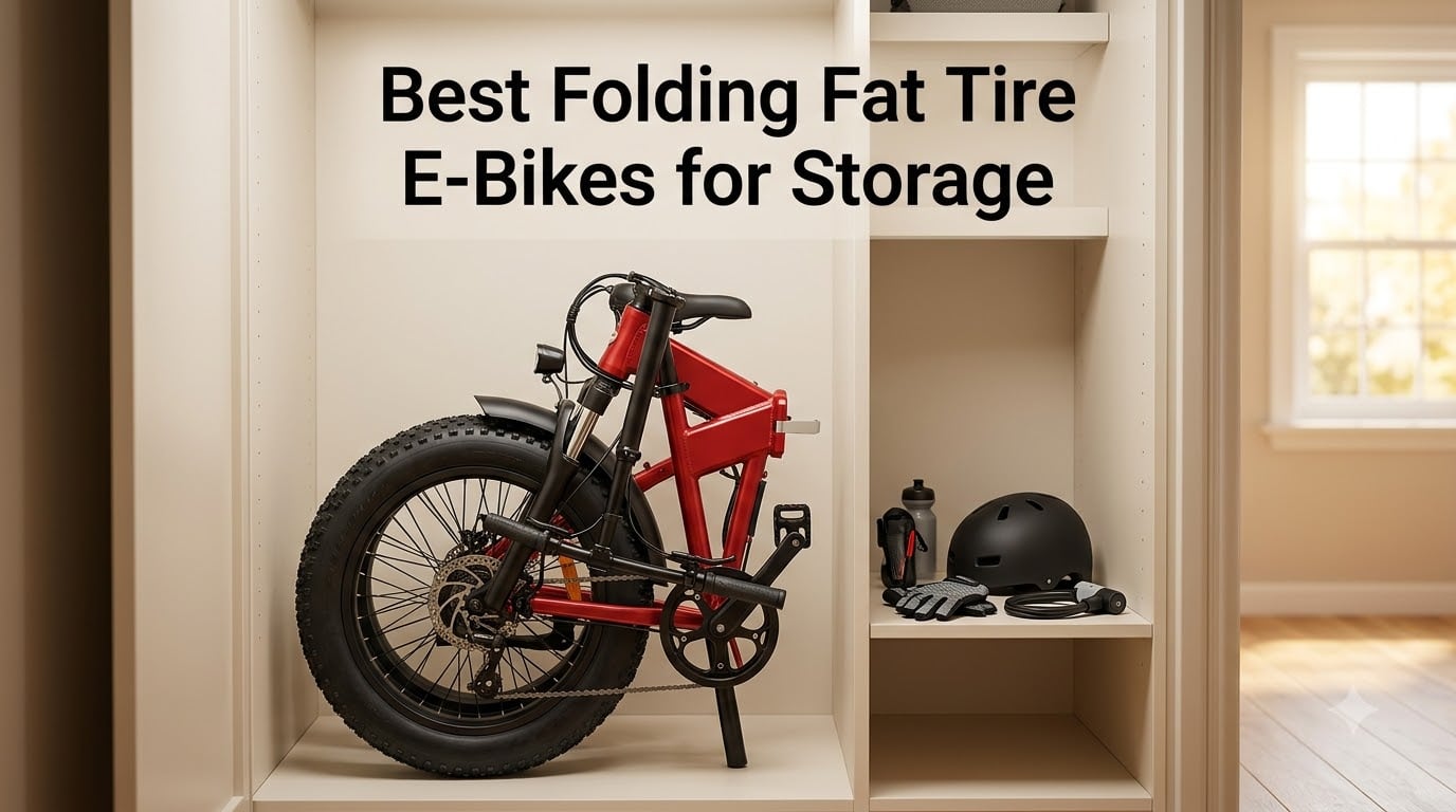 Best Folding Fat Tire E-Bikes for Storage