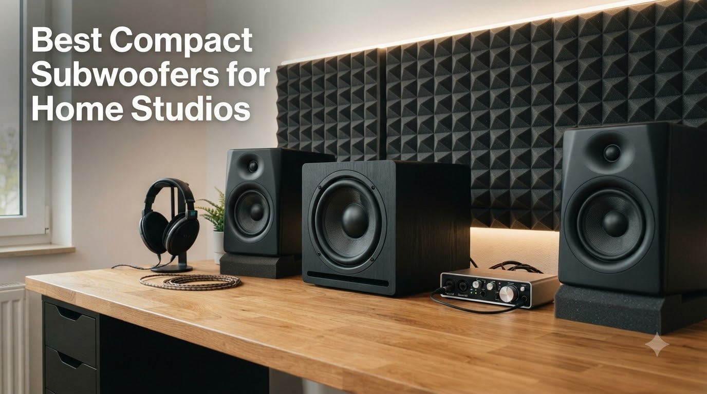 Best Compact Subwoofers for Home Studios