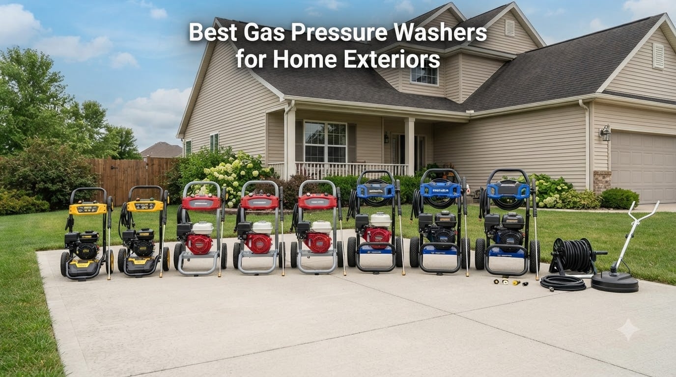 Best Gas Pressure Washers for Home Exteriors