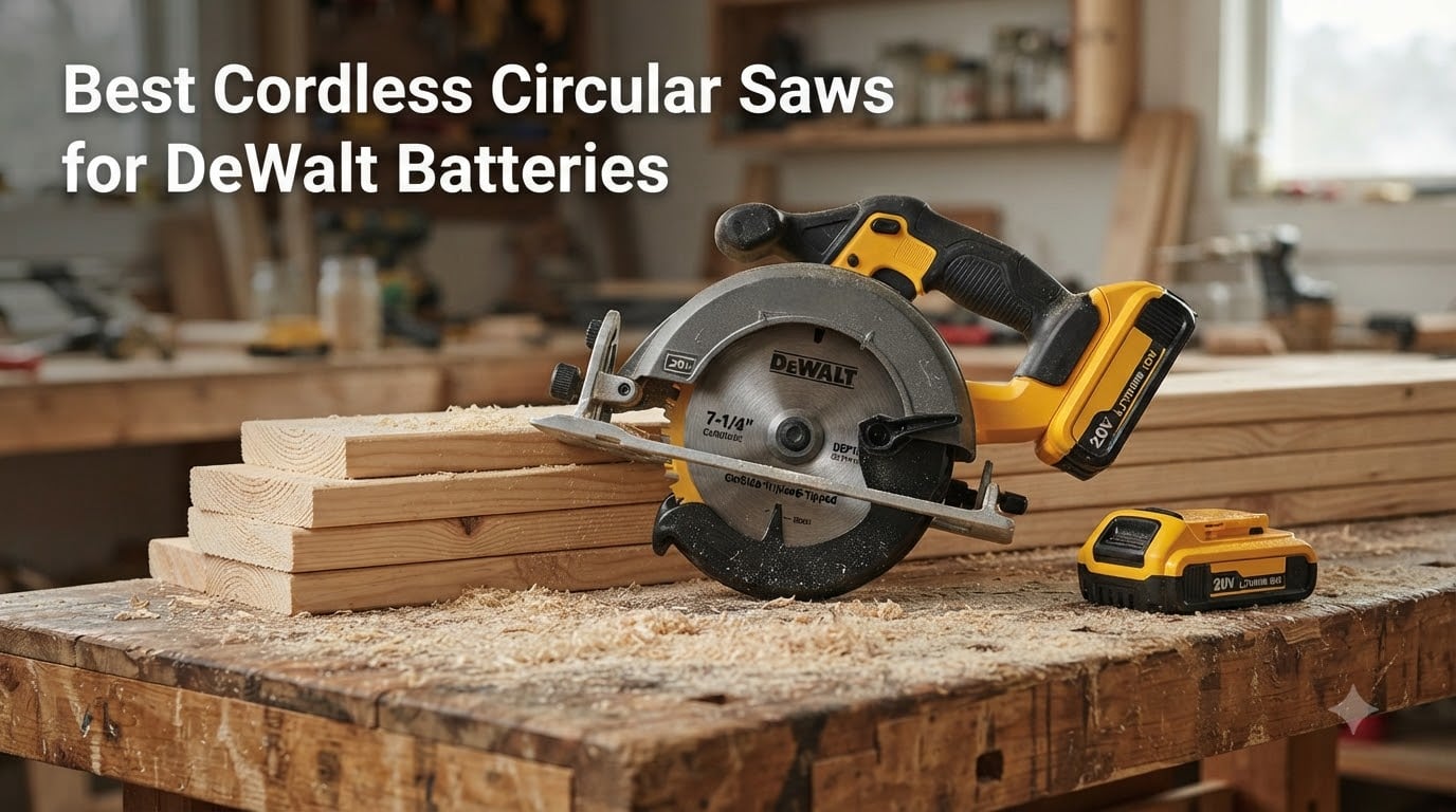 Best Cordless Circular Saws for DeWalt Batteries