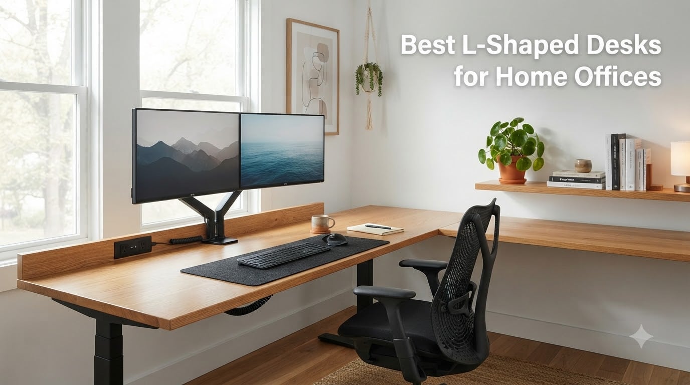 Best L-Shaped Desks for Home Offices