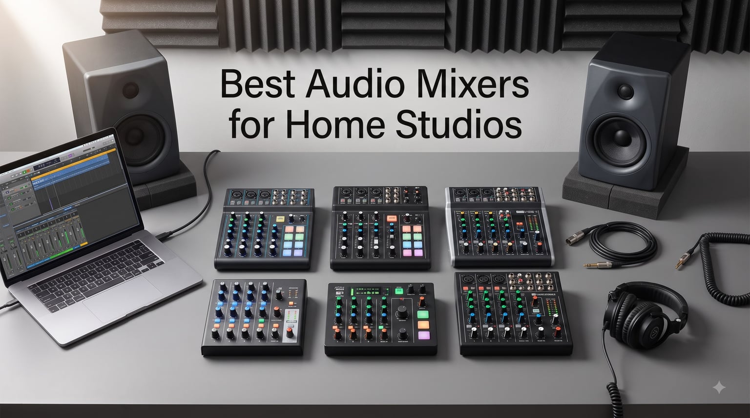 Best Audio Mixers for Home Studios