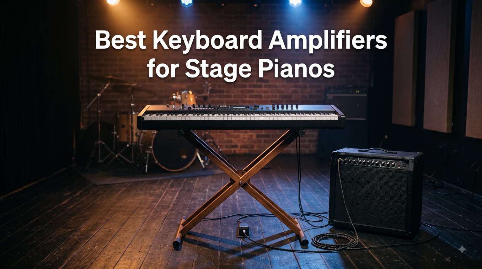 Best Keyboard Amplifiers for Stage Pianos