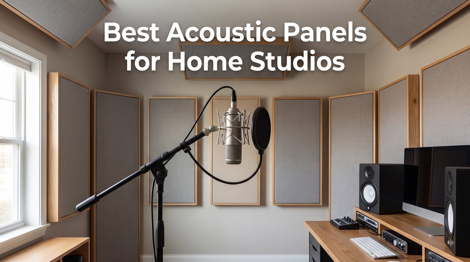 Best Acoustic Panels for Home Studios