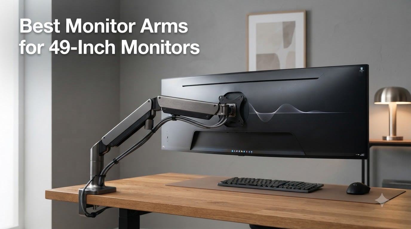 Best Monitor Arms for 49-Inch Monitors