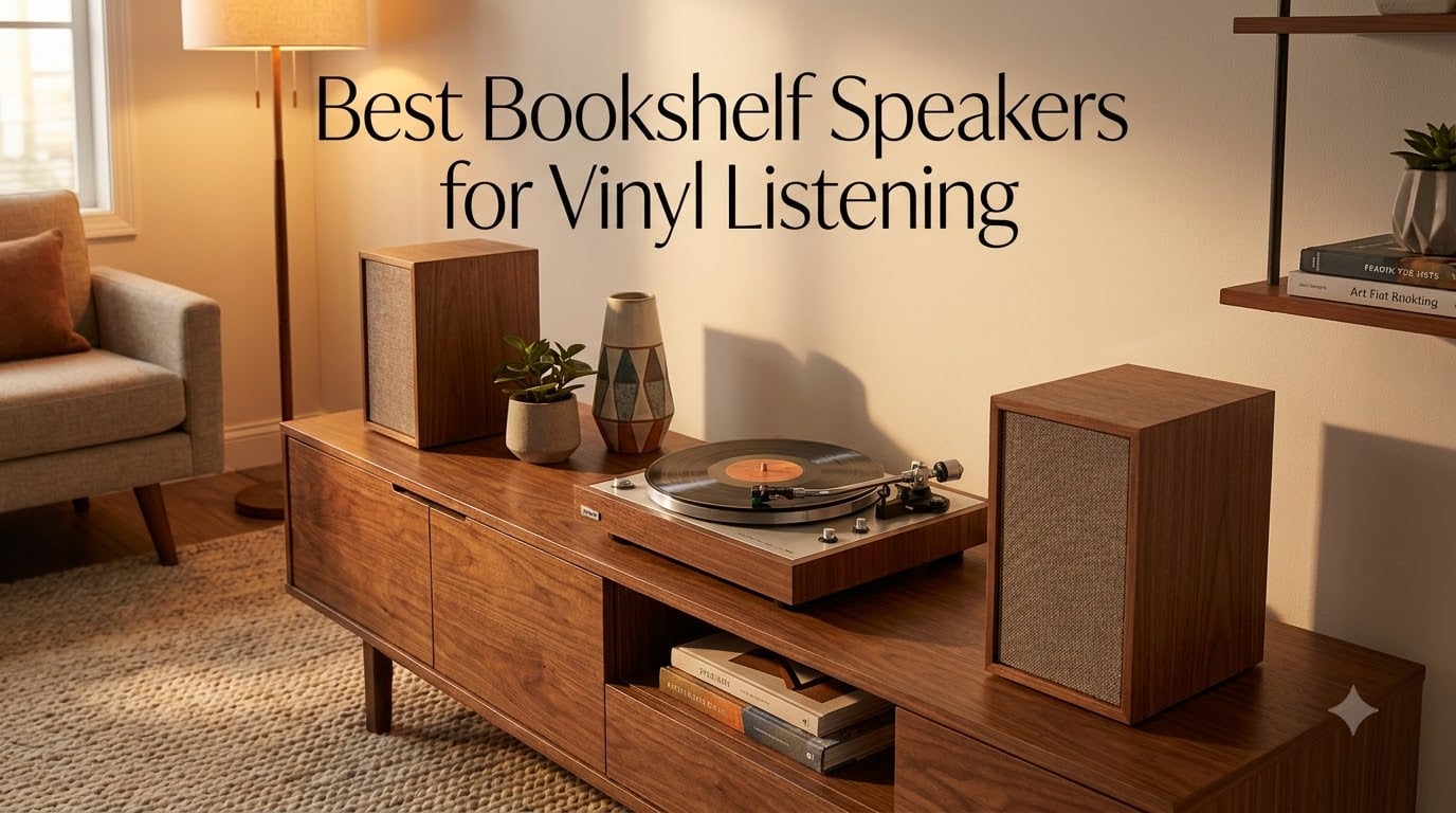 Best Bookshelf Speakers for Vinyl Listening