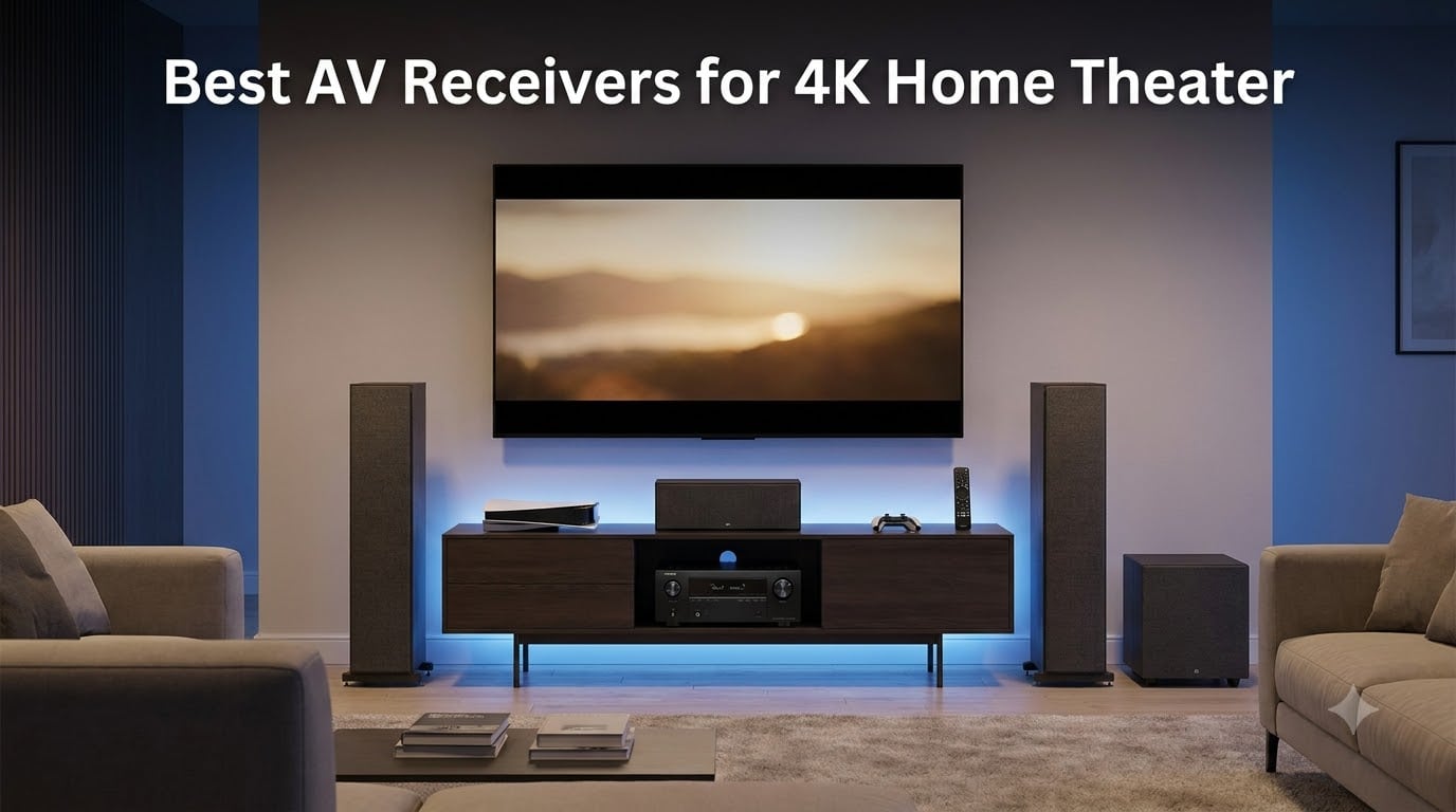 Best AV Receivers for 4K Home Theater
