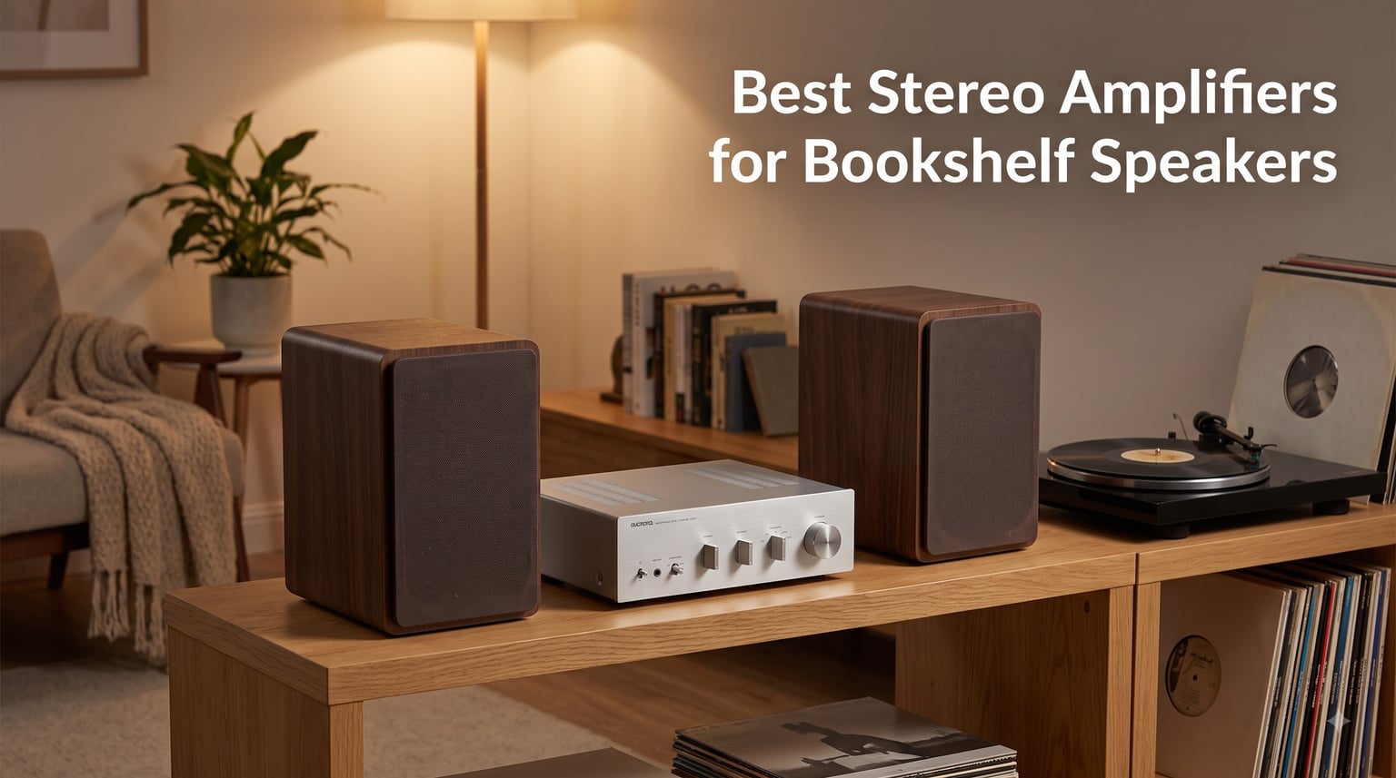 Best Stereo Amplifiers for Bookshelf Speakers