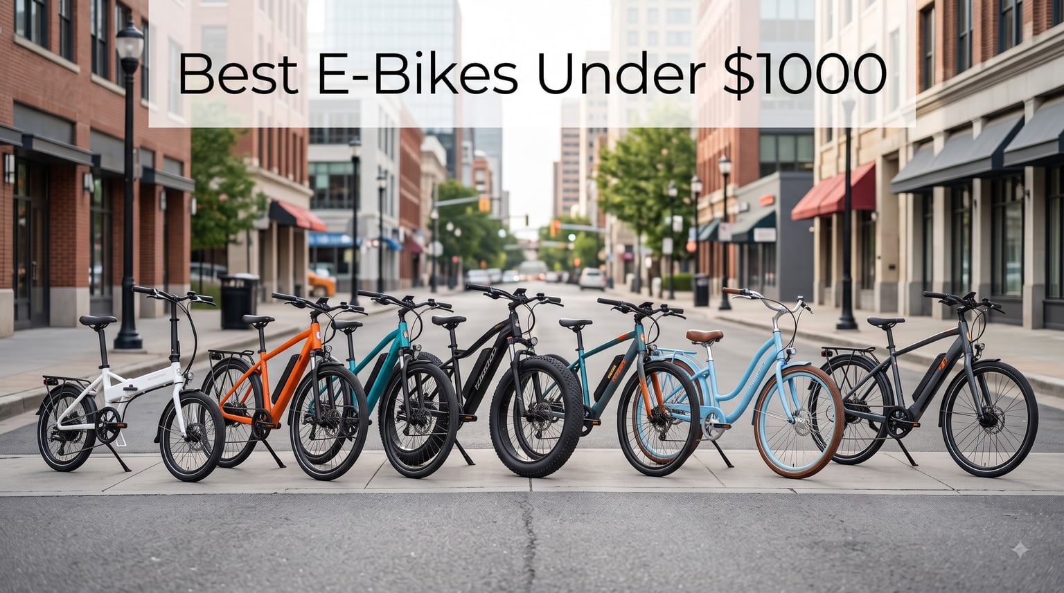 Best E-Bikes Under $1000