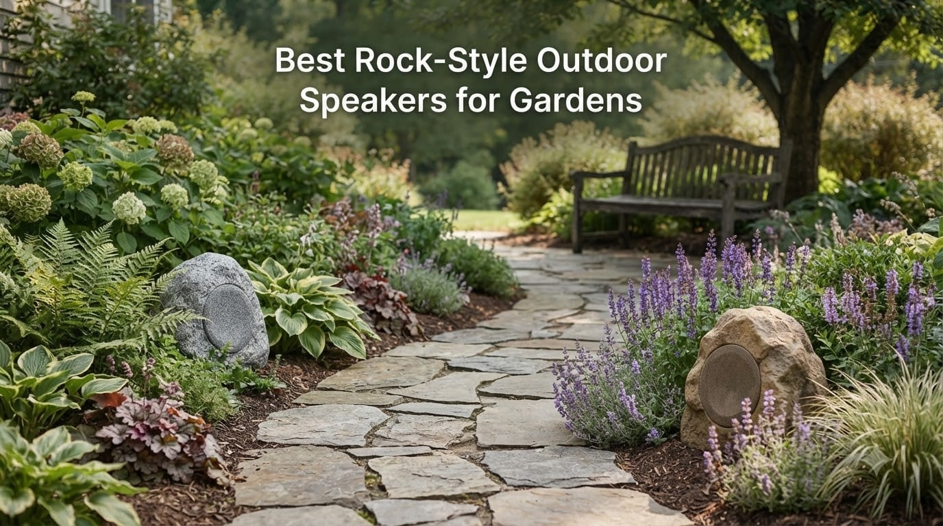 Best Rock-Style Outdoor Speakers for Gardens