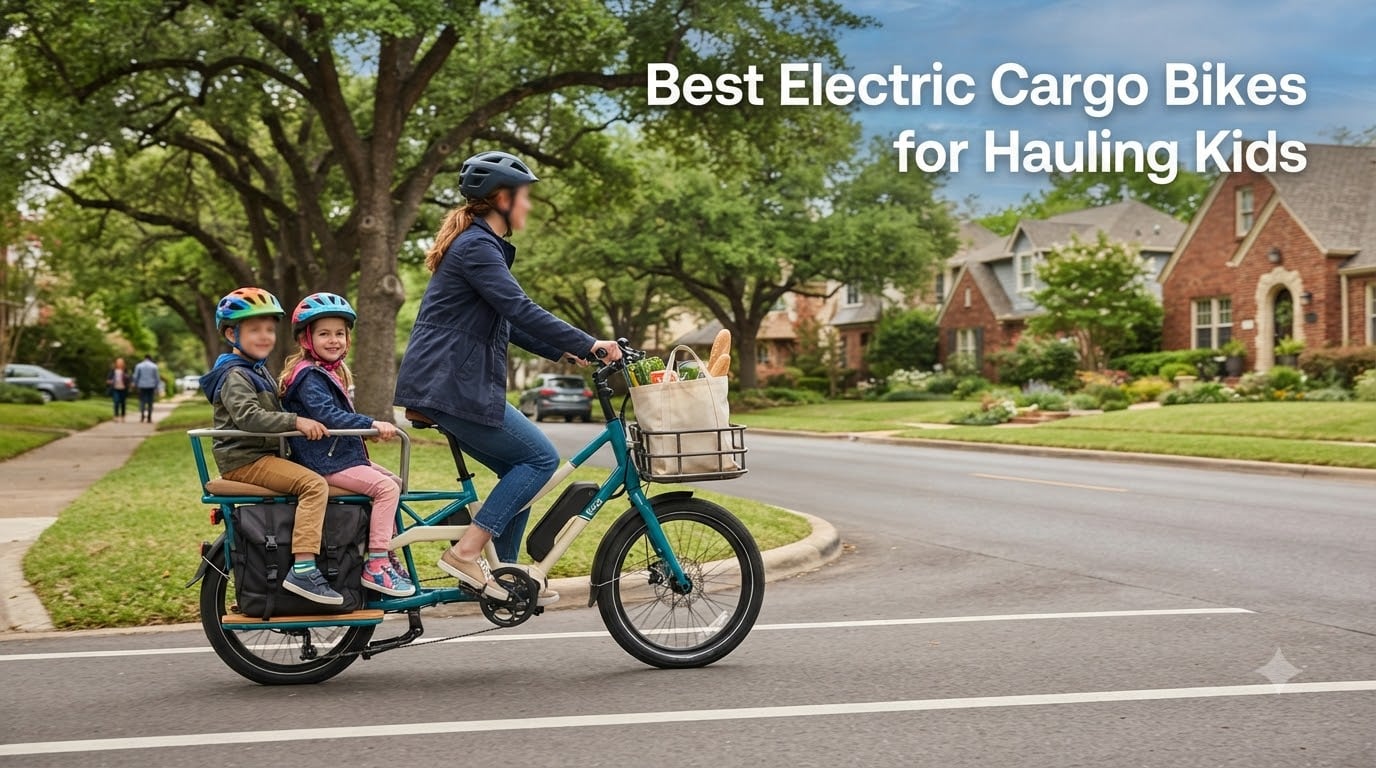 Best Electric Cargo Bikes for Hauling Kids