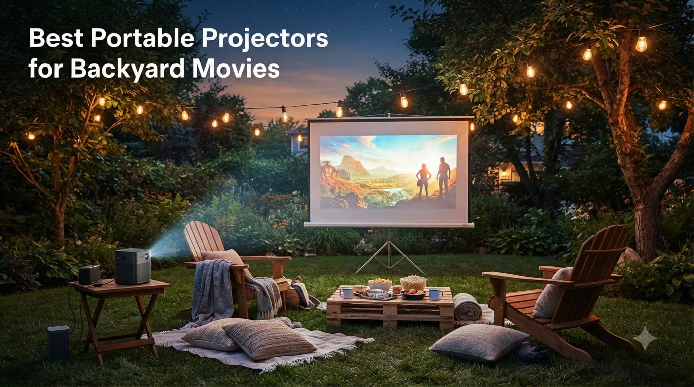 Best Portable Projectors for Backyard Movies