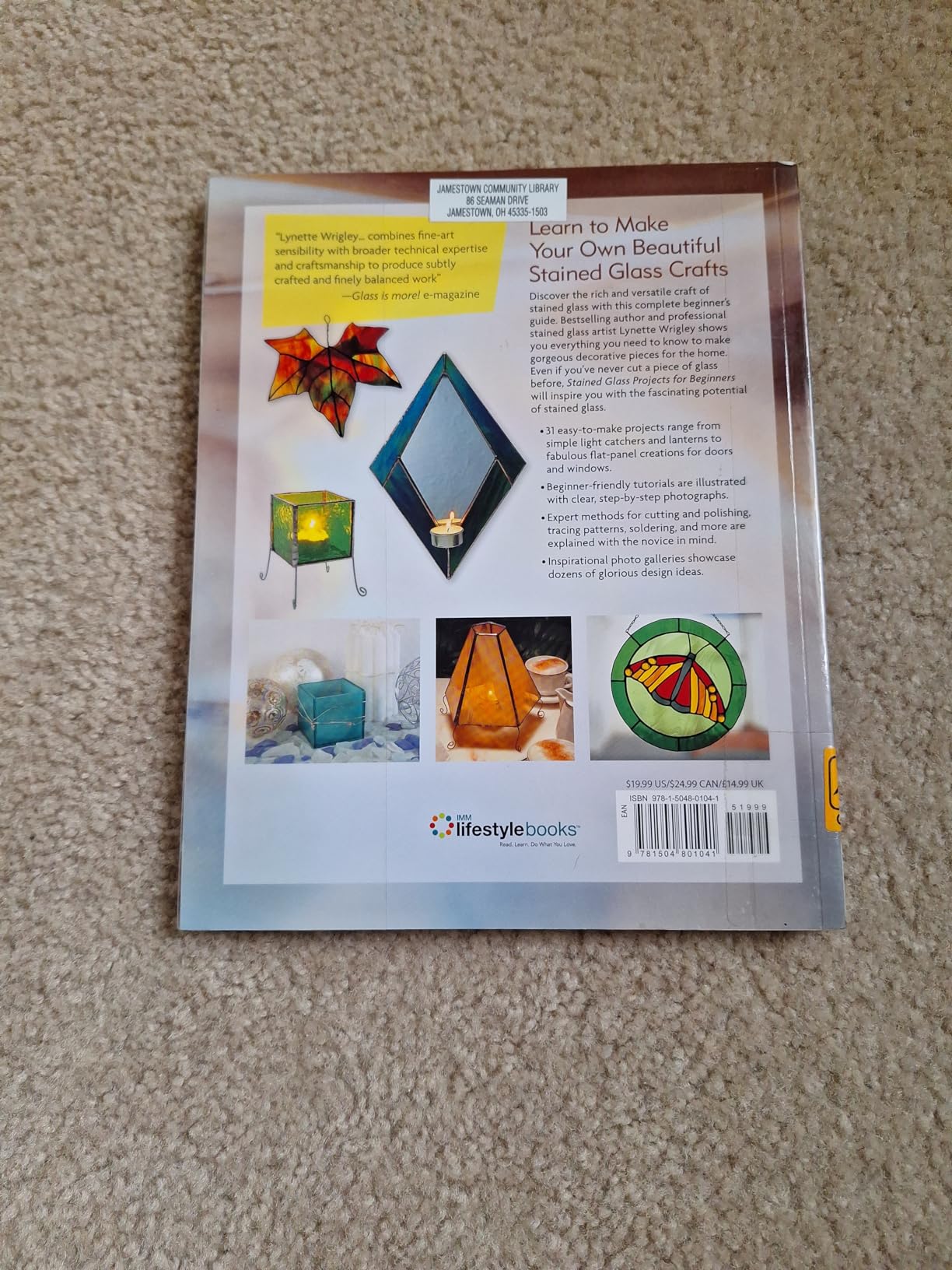 Stained Glass Projects for Beginners: 31 Projects to Make in a Weekend (IMM Lifestyle) Beginner-Friendly Tutorials for Copper Foil and Leaded Window Panels, Frames, and Lightcatchers, Step by Step customer photo 2